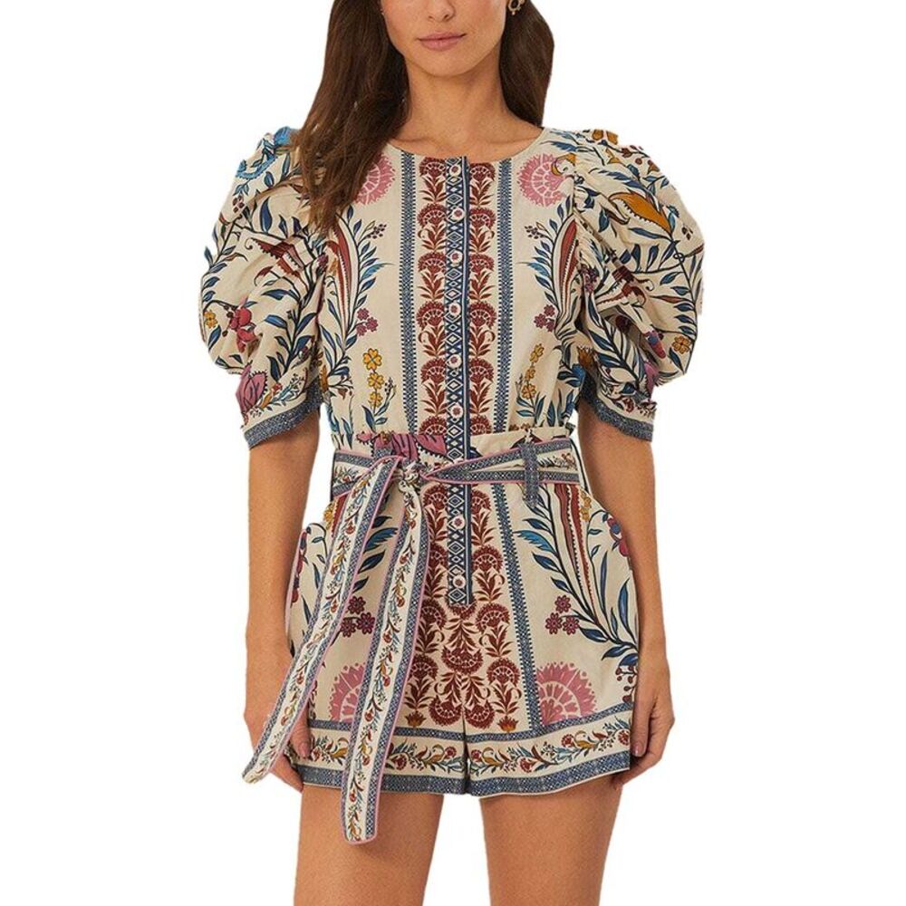 FARM Rio Multicolor Patterned Jumpsuit